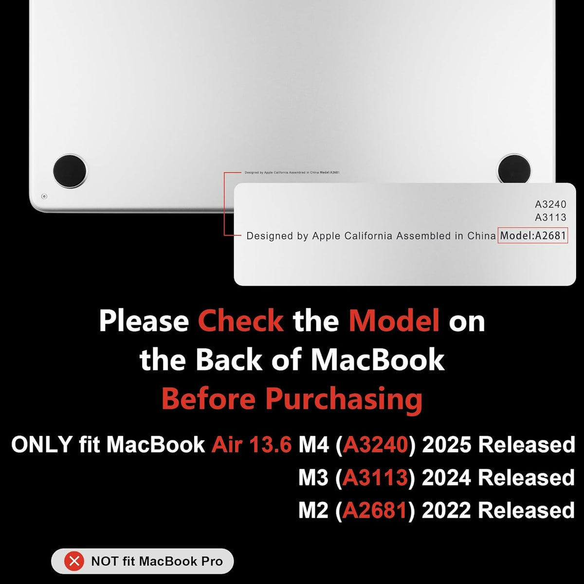 MEEgoodo Case for M4/M3/M2 MacBook Air 13.6 inch Case 2025 2024 2022, Fit Model A3240/A3113/A2681, Laptop Hard Shell with Keyboard Cover Compatible with MacBook Air 13 inch, Pink Composition Book