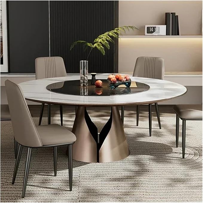 Adjustable Office Computer Chair with Armrest 1pcs Leather Upholstered Dining Chair with Metal Chair Legs Home Furniture(Light Gray)