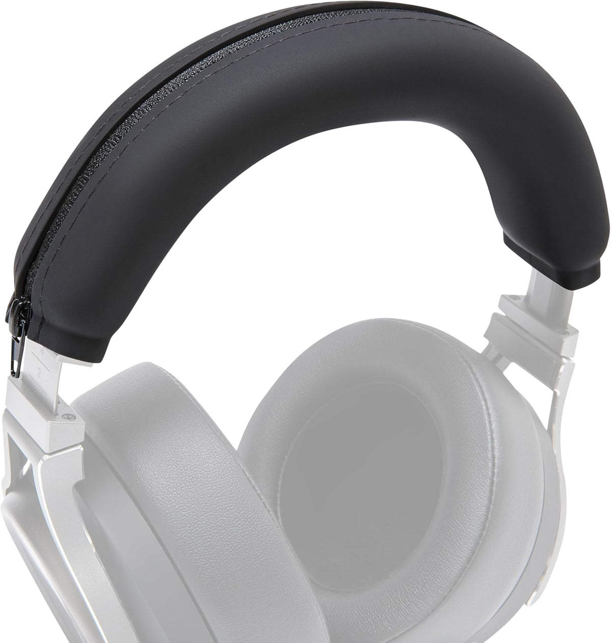 WC BandZ Virtuoso V2 - Silicone Headband Cover for Corsair Virtuoso Headphones by Wicked Cushions | Machine Washable, No More Flaking Leather | for Virtuoso Wireless, XT, and SE | Black