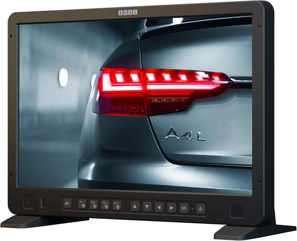osee Megamon 15SE 15.4inch 1000 Nits Daylight Visible Live Streaming HDR Studio Monitor for Pro Video Switcher Mixer and Field Production with SDI HDMI Inputs C-Stand Adapter