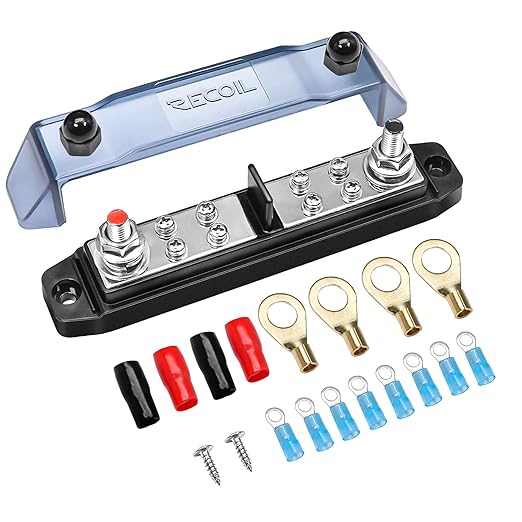 Recoil BBPG5 Bus Bar Stud Positive and Negative Power Distribution Block