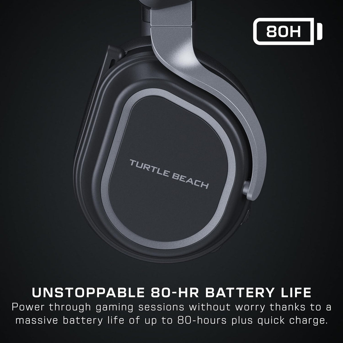 Turtle Beach Stealth 700 Gen 3 Wireless Multiplatform Amplified Gaming Headset for PS5, PS4, PC, Mobile – 60mm Drivers, AI Noise-Cancelling Mic, Bluetooth, 80-Hr Battery, Dual Transmitters – Black