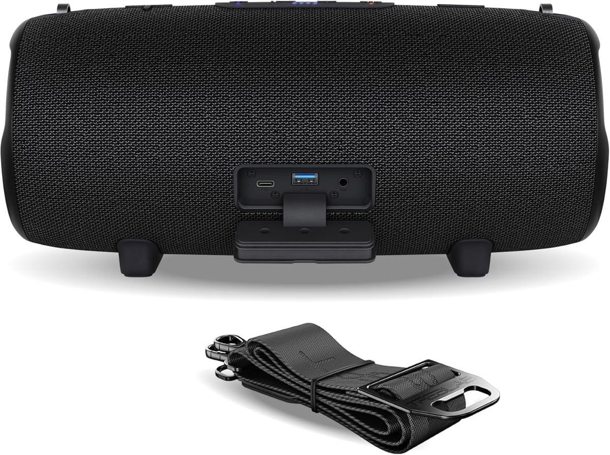 TREBLAB Ultra Loud Wireless Speaker - 60W Stereo Sound with Deep Bass, 20H Playtime, Powerbank, Waterproof, Loudest Portable Bluetooth Speaker for Home, Outdoor Party, Beach, Work, Travel, HD-Max