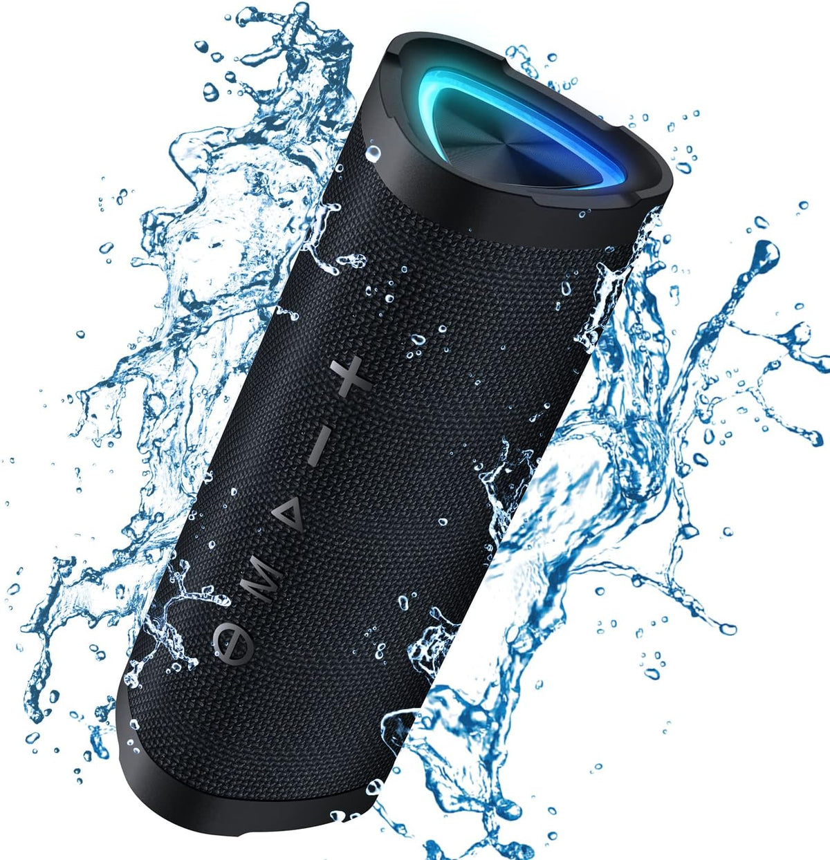 Vanzon V40 Bluetooth Speakers, Wireless Portable Bluetooth Speaker with IPX7 Waterproof, 24H Playtime, 24W Stereo Sound and TWS Dual Pairing, Great Choice for Gift