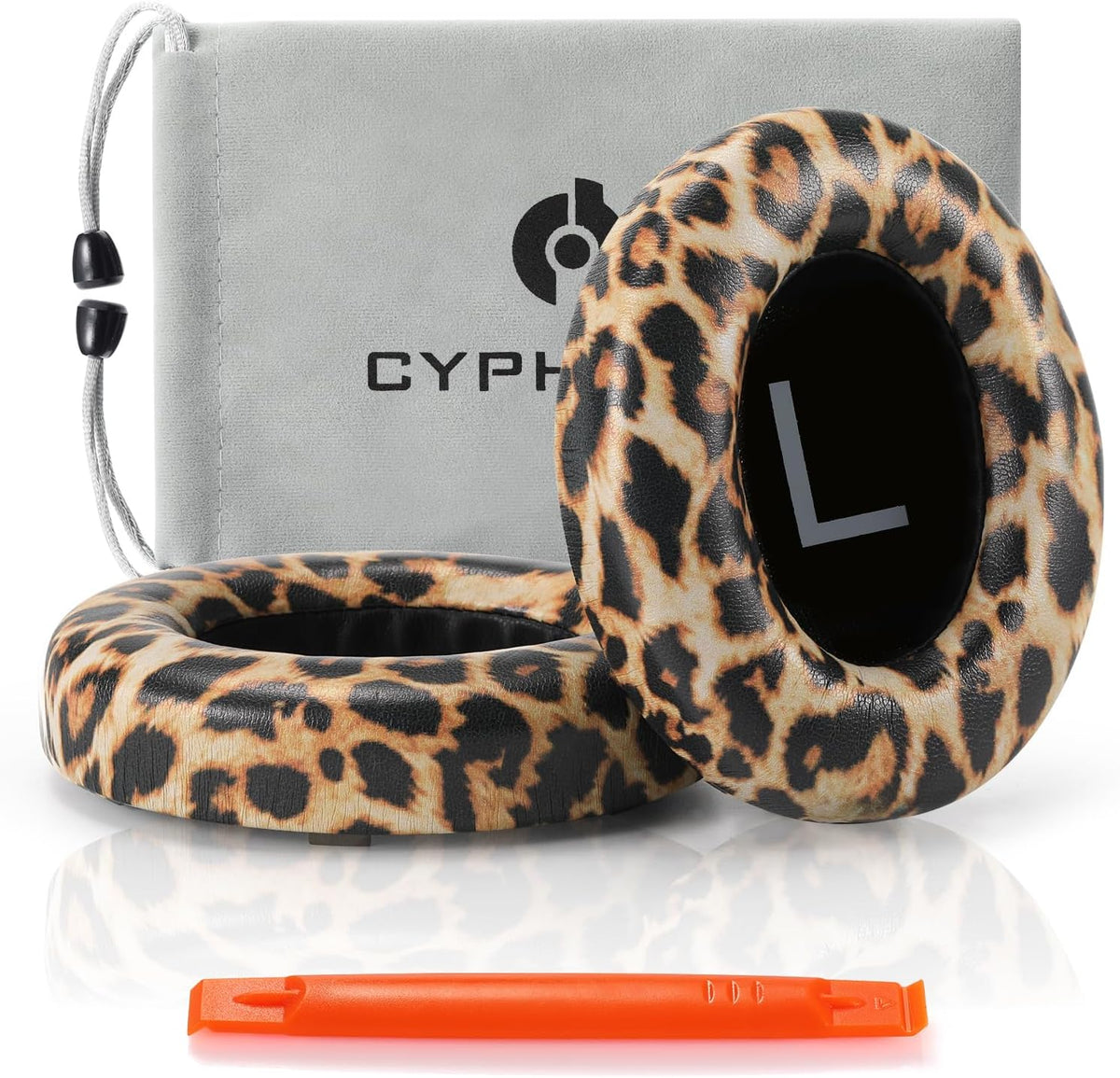 Replacement Ear Pads Cushions, Earpads Cover for Bose 700 Noise Cancelling NC700 Over Ear Headphones (Brown Leopard Print)