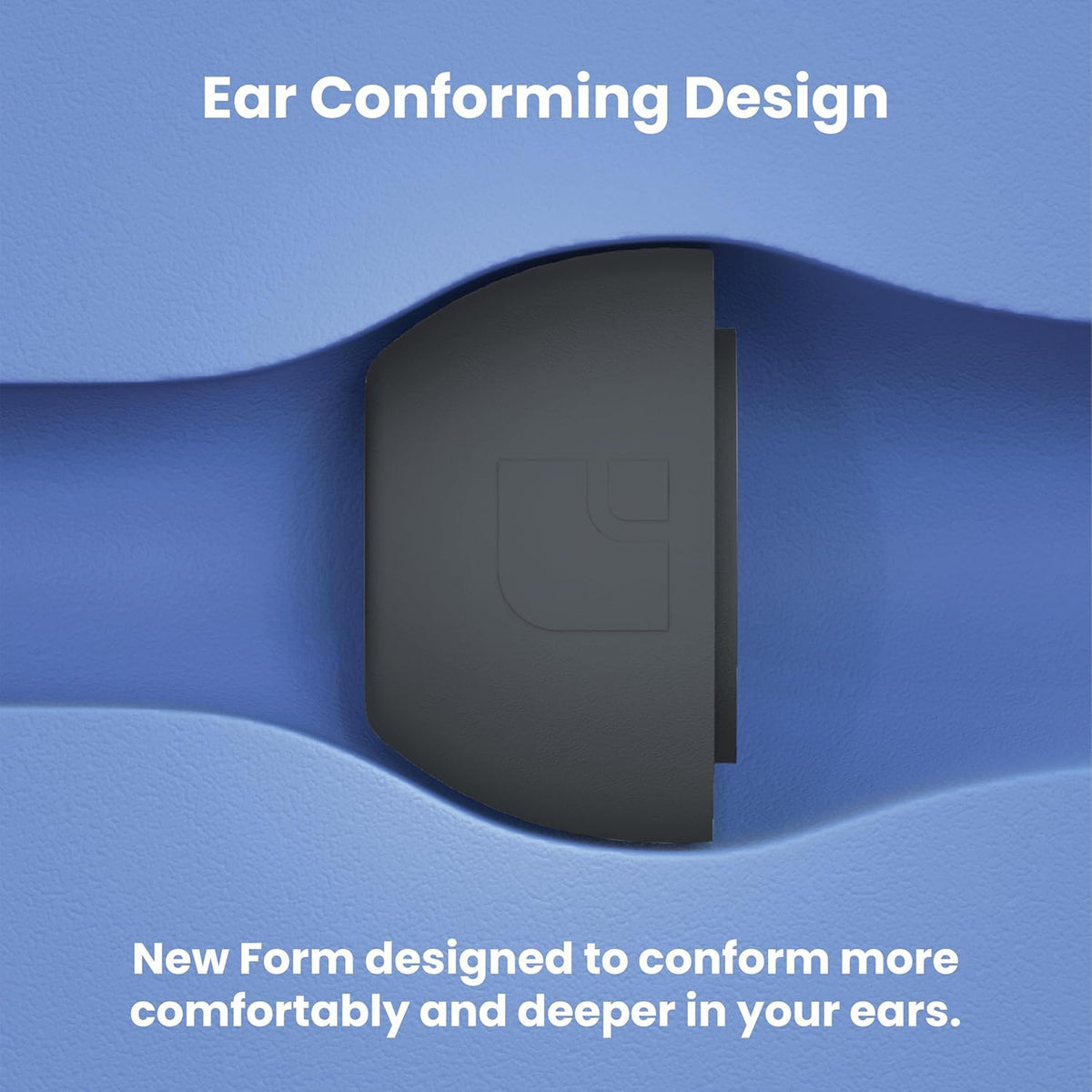 Foam Masters Ultra-Premium Memory Foam Ear Tips for AirPods Pro 1st & 2nd Gen | 3 Pairs | Black Magic Ver 6.0 | Secure | Comfort | Better Noise Cancel | Replacement Buds – Space Gray, Large
