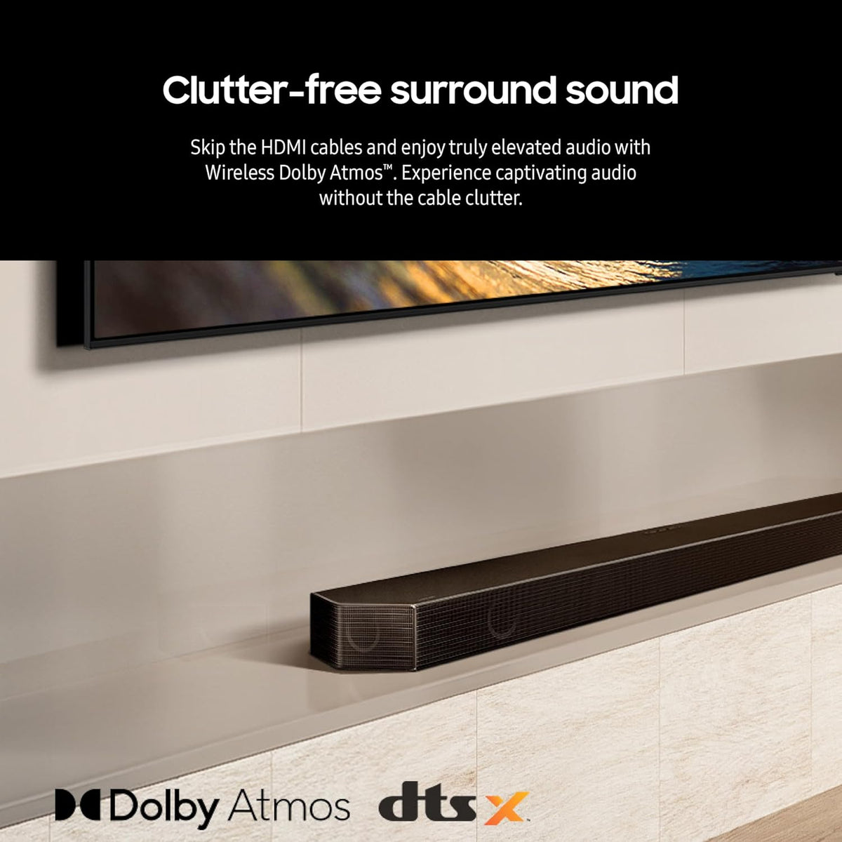 Samsung HW-Q910D 9.1.2 ch Soundbar w/Dolby Audio, Surround Sound Expansion, Adaptive Sound, Wireless Subwoofer, 2024