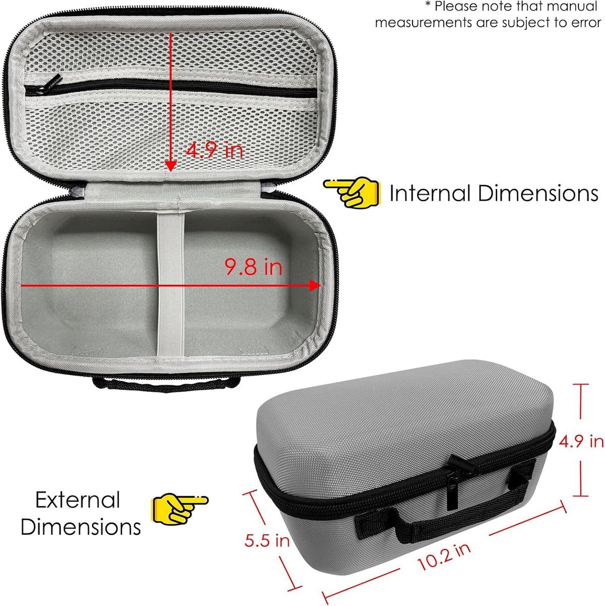 DUPULEE HY320 HY320 HY320 Projector Carrying Case and Lens Cap,Hard Travel Storage Bag Compatible with Magcubic