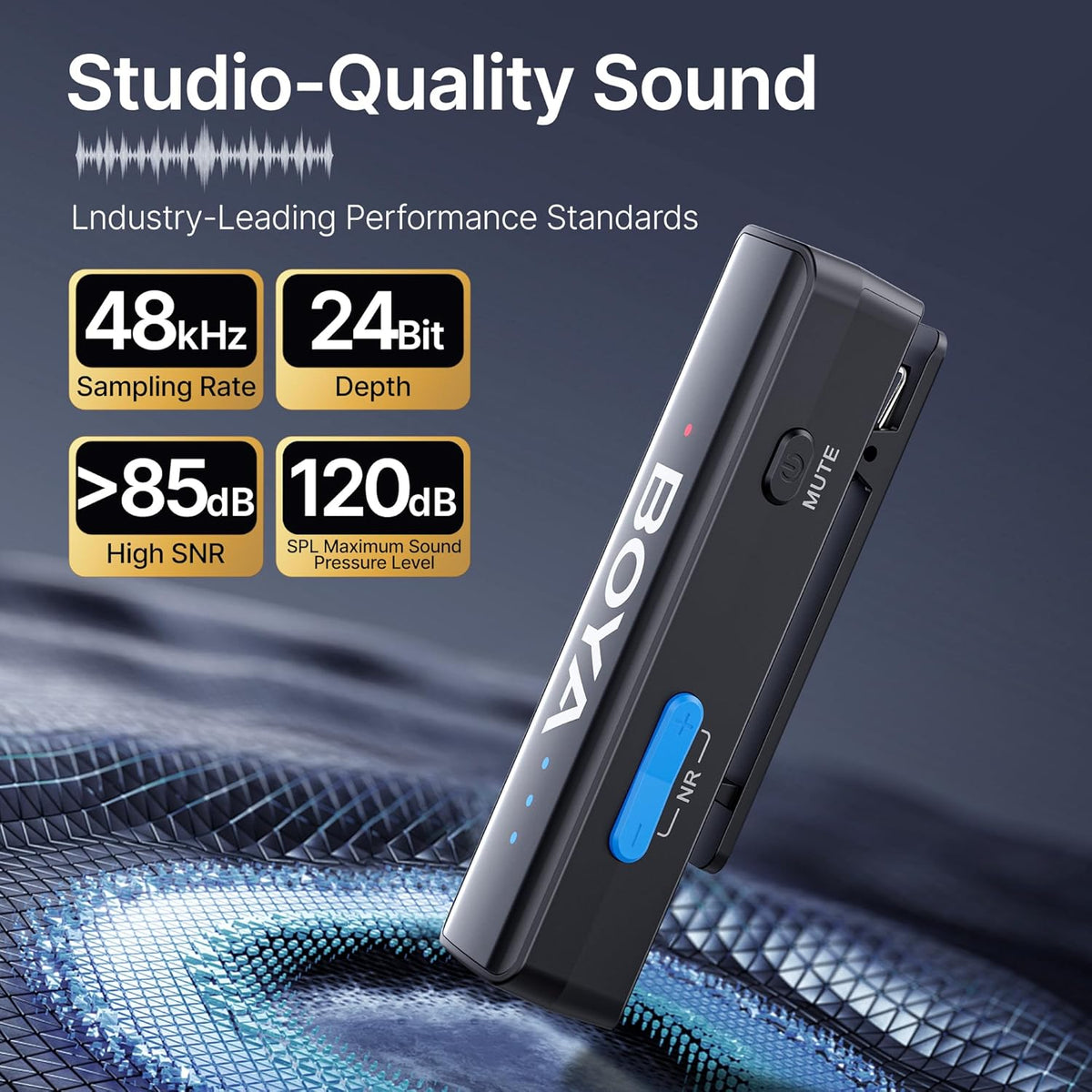 BOYA BOYALINK 2 A1 (1TX+3RX Adapter) Wireless Lavalier Microphone for iPhone Camera Android, Clip on Mic, 48 KHz 24 Bit, 6mm Mic, 1000ft, Noise Cancelling, Mini Lapel Mic USB-C/Lightning/3.5mm TRS
