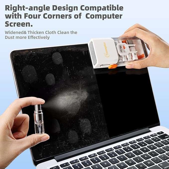 Keyboard Cleaner & Laptop Cleaning Kit for Computer Screen, White