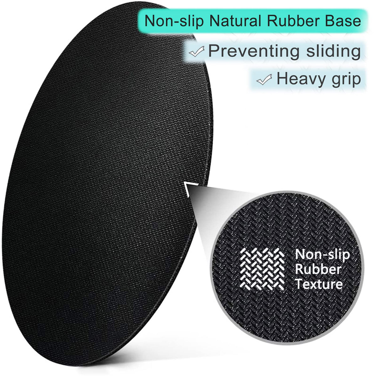 ITNRSIIET Round Mouse Pad with Stitched Edge Premium-Textured Waterproof Non-Slip Rubber Base Desktop Protection Mat Diameter 8.7 inches, Sunrise