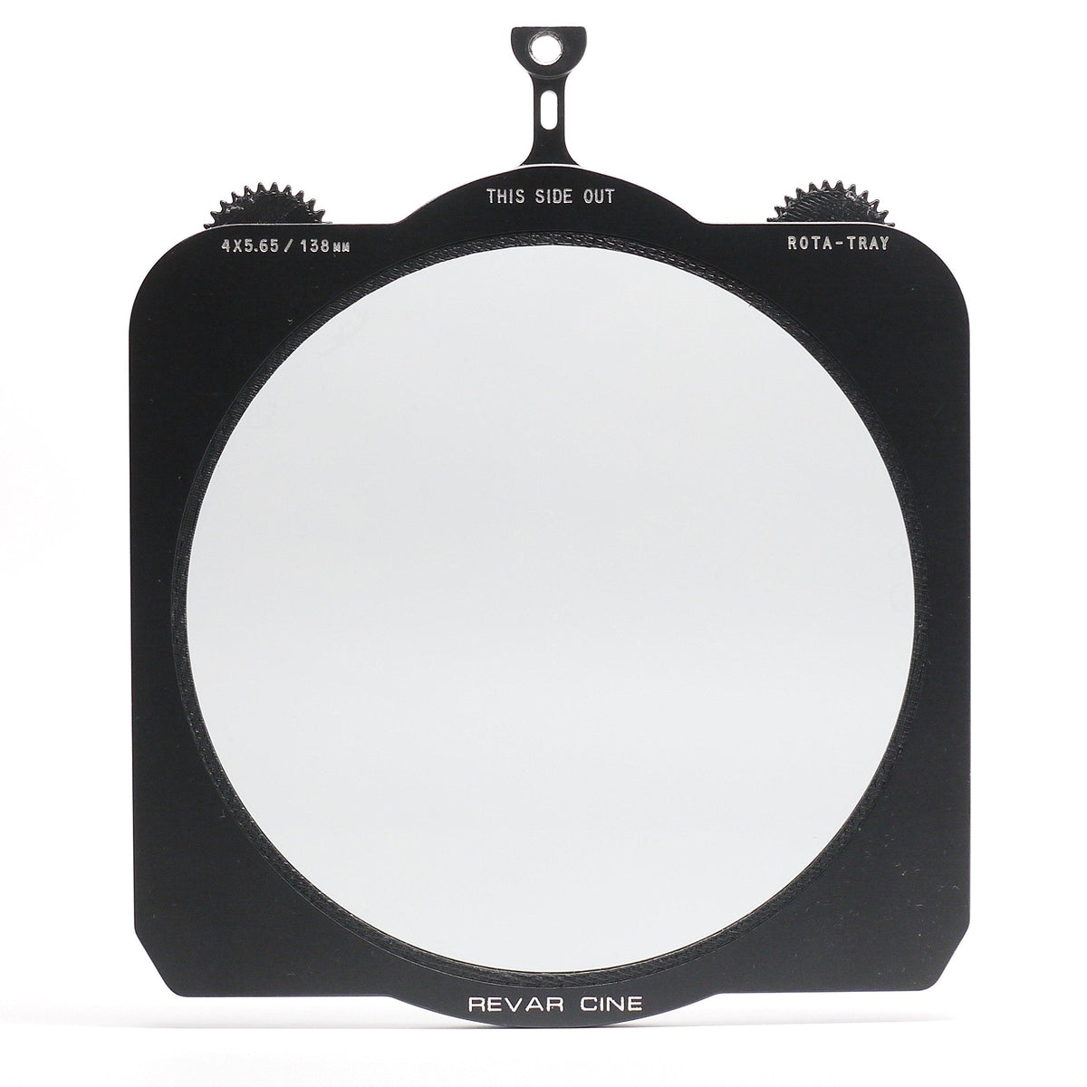 Revar Cine RC-RT4565138CP Rota-Tray 4x5.65/138mm with Circular Polarizer Rotating Filter Tray, Black