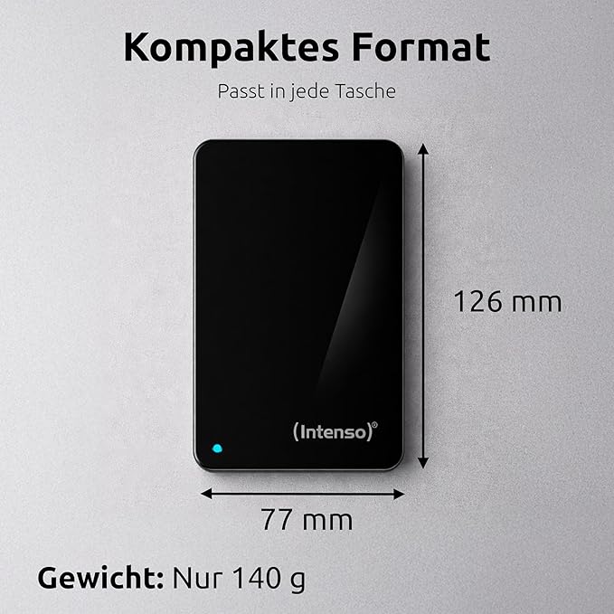 Intenso Memory Case 2TB Schwarz