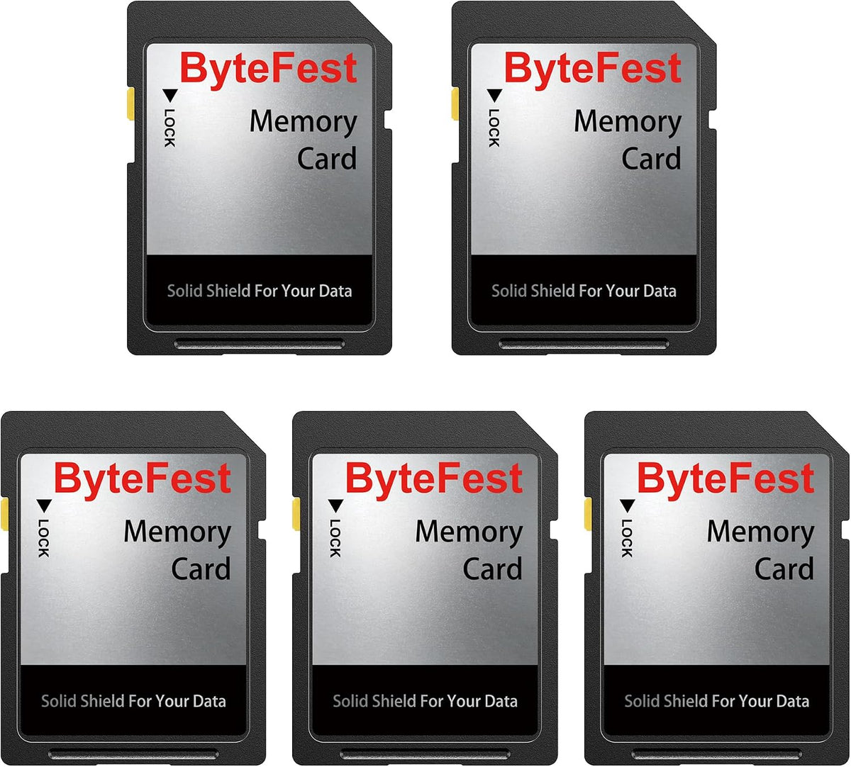 Generic 2GB 5pack 10/U1/V10 Memory Card - Class High-Speed Flash Memory Card for Cameras