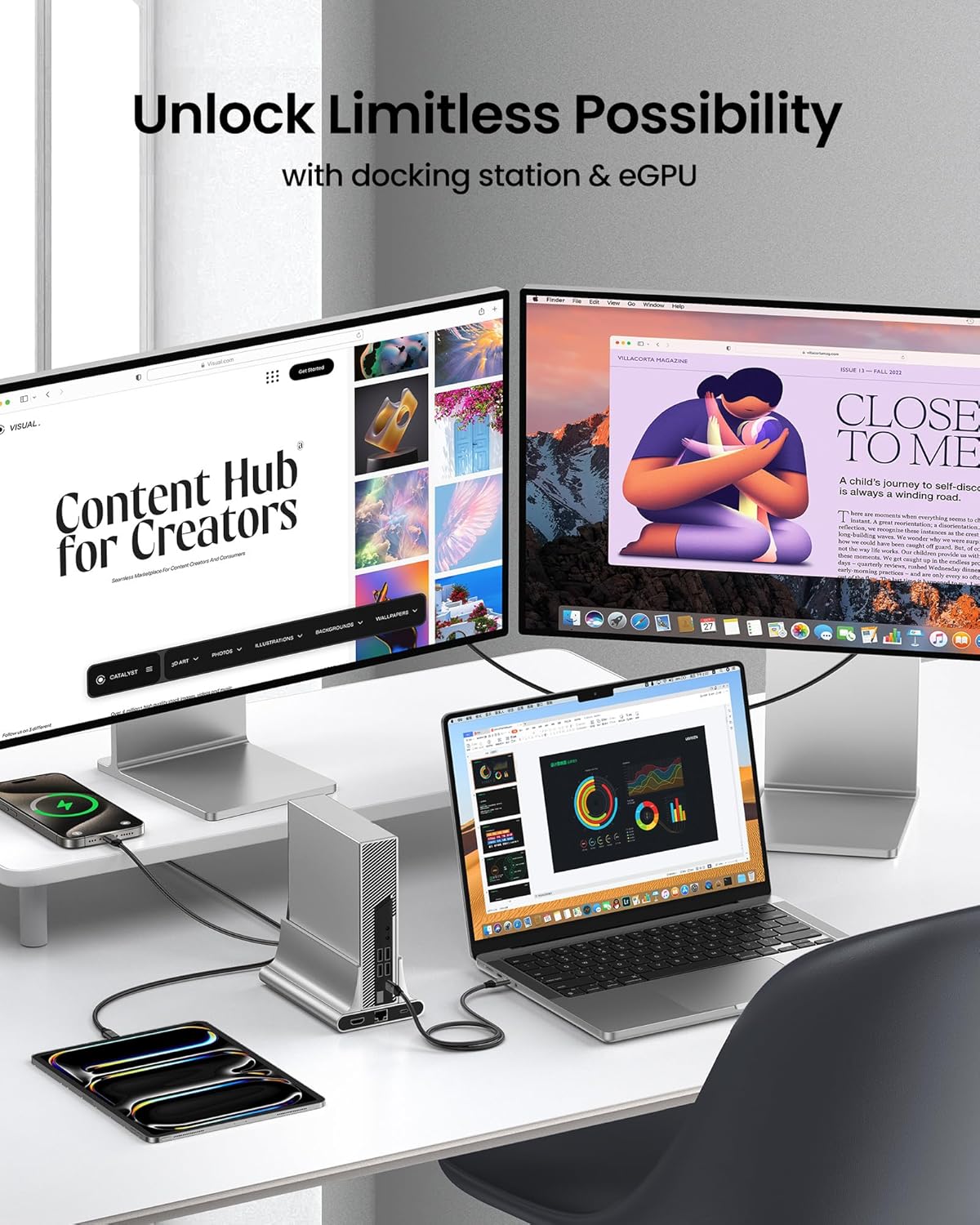 6.6FT [4K@144Hz/60Hz 8K@30Hz], 3.2 2x2 20Gbps 240W 16, Silkland USB C Monitor Display Cable USB C Gen Video Cable, Data