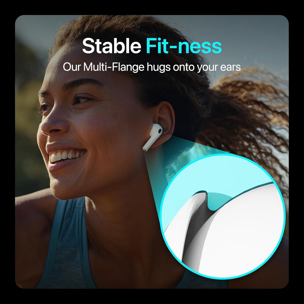 Premium Multi-Flange Eartips for AirPods Pro 1&2 (X-Small) – Always Fits, Never Slips