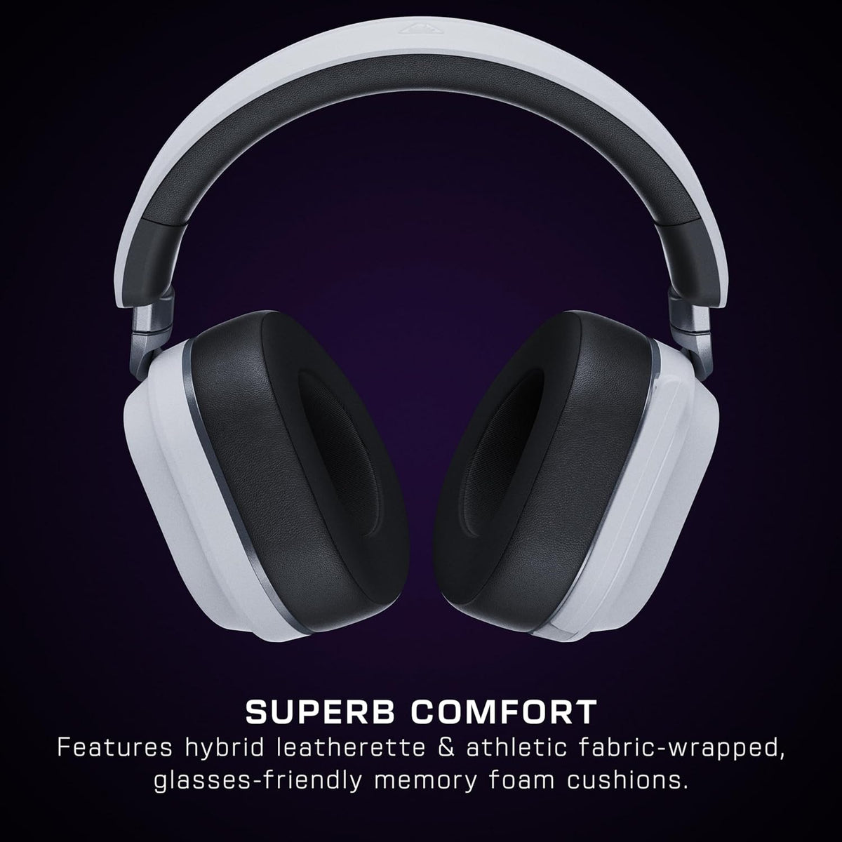 Turtle Beach Stealth 700 Gen 3 Wireless Multiplatform Amplified Gaming Headset for PS5, PS4, PC, Mobile – 60mm Drivers, AI Noise-Cancelling Mic, Bluetooth, 80-Hr Battery, Dual Transmitters – White