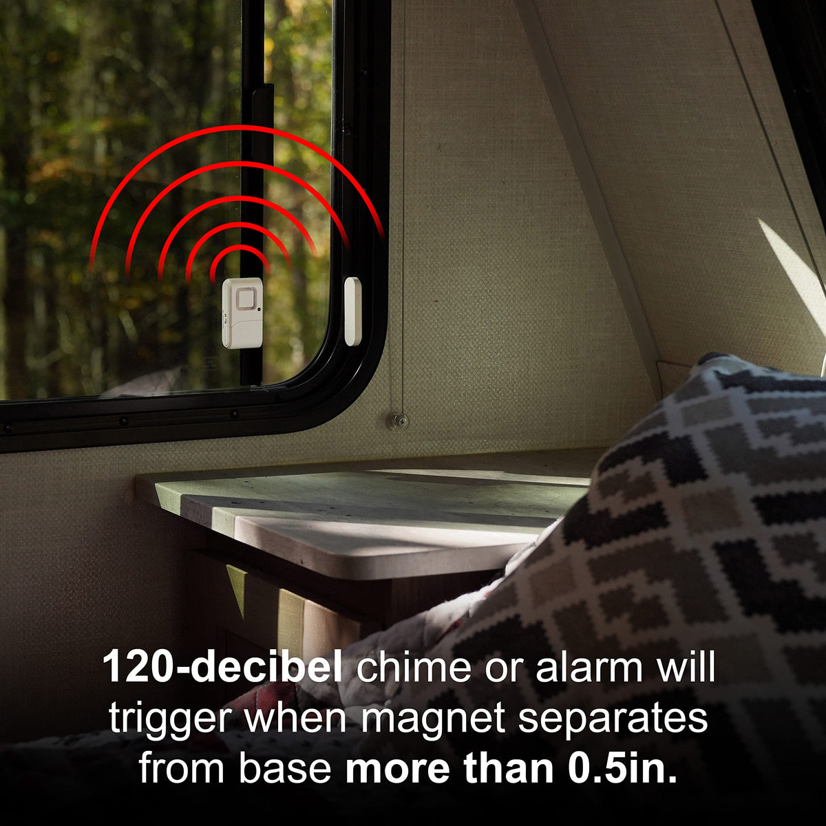 GE Personal Security Window and Door Alarm, 12 Pack, DIY Protection, Burglar Alert, Wireless Chime/Alarm, Easy Installation, Home Security, Ideal