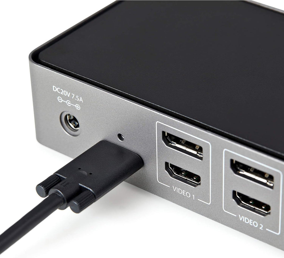 StarTech.com USB-C / USB-A Hybrid Docking Station for MacBook Pro / Air M1 M2 M3 M4 & Windows, Universal Triple 4K 60Hz HDMI DP Dock, Thunderbolt Compatible, 85W Laptop Charging - TAA