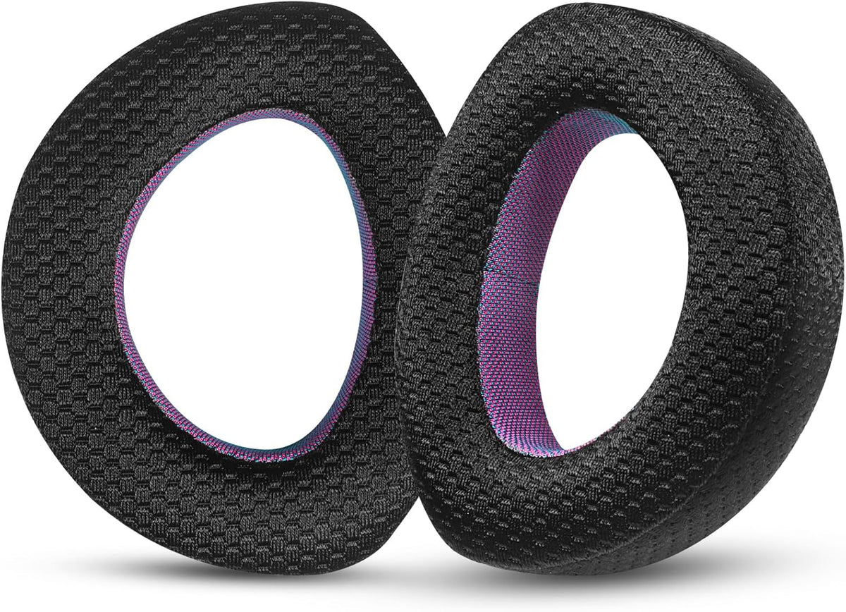 Breathable Mesh Replacement Earpads for SENNHEISER HD700 - Breathable Black/Purple Ear Pads