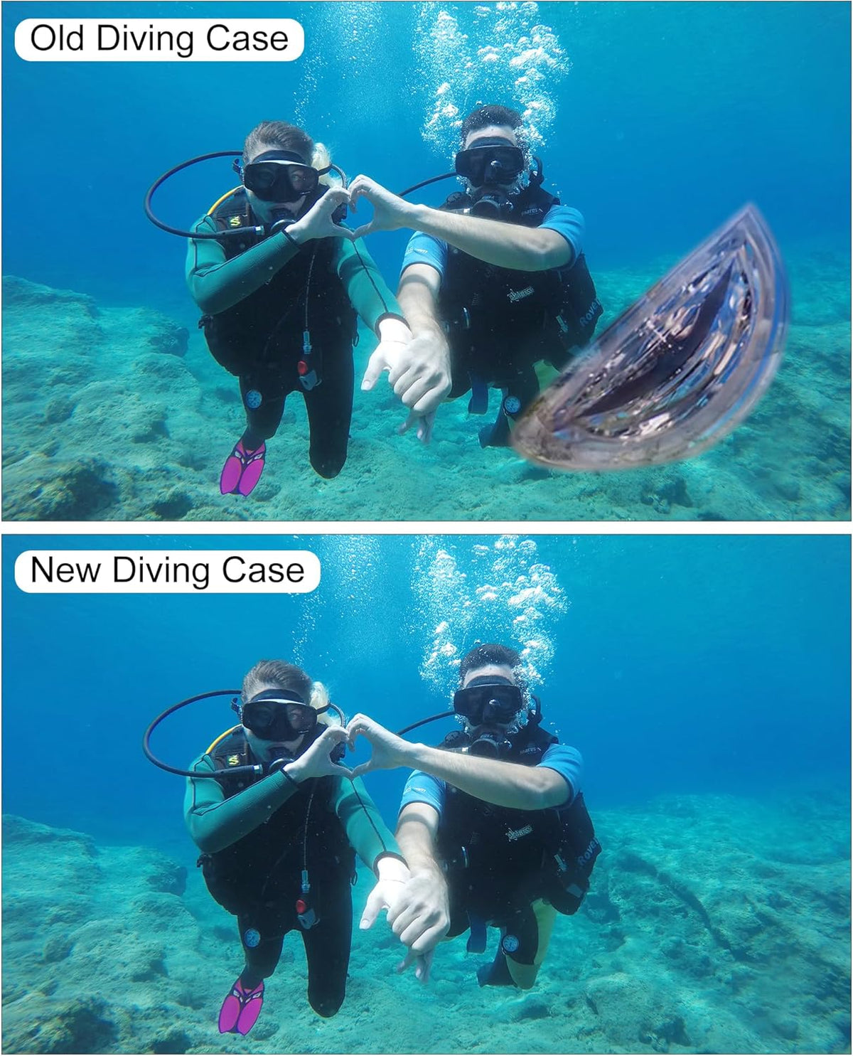 PULUZ 50m/164ft Invisible Dive Case for Insta360 X3 Underwater Waterproof Housing Cover Protective PC Sealed Shell Photography Housings with Bracket Camera Insta 360 X3 Accessories