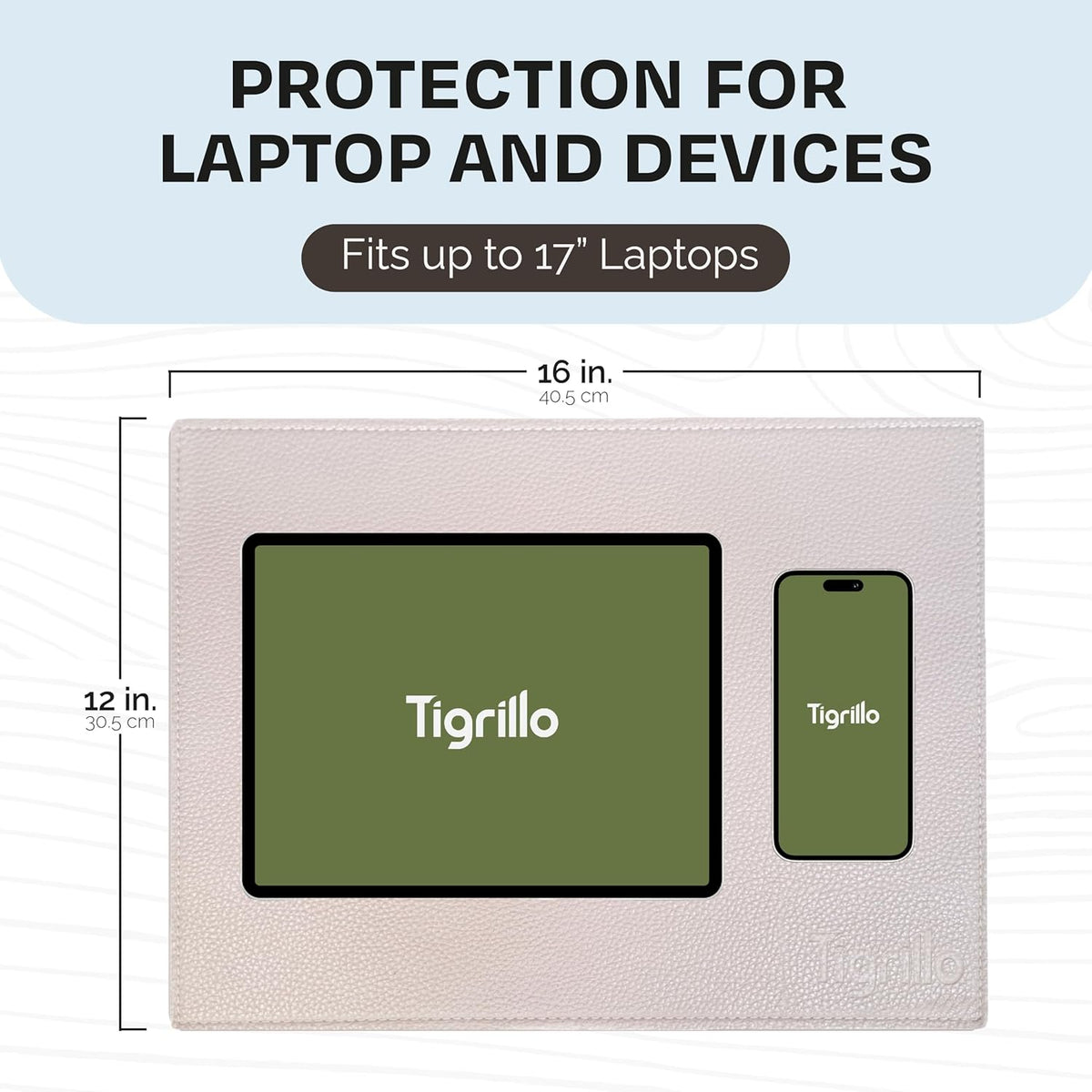 Tigrillo Laptop Radiation Protection Pad & Heat Shield