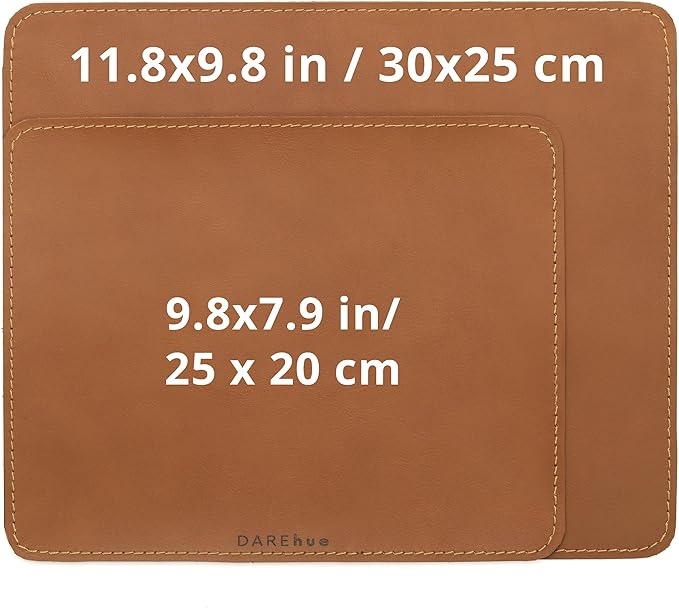 Genuine Leather Mouse Pad (Black Small)