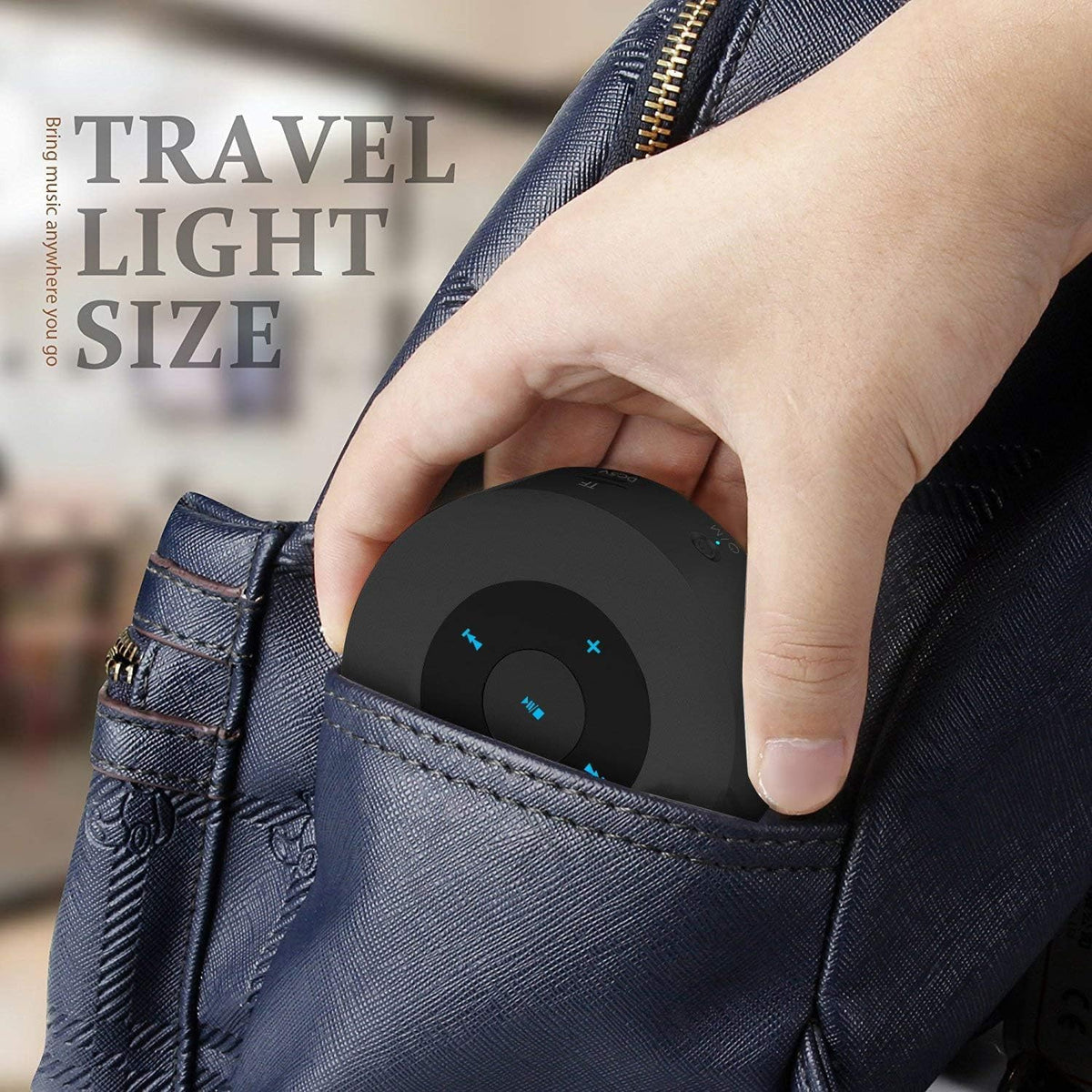 XLEADER Small Bluetooth Speaker (Gift Box Packed) Portable Speakers Bluetooth Wireless with Mic/Micro SD/Aux Input, Touch Design, Deep Bass, 12H Playtime, Mini Speaker for iPhone Laptop PC Office Car