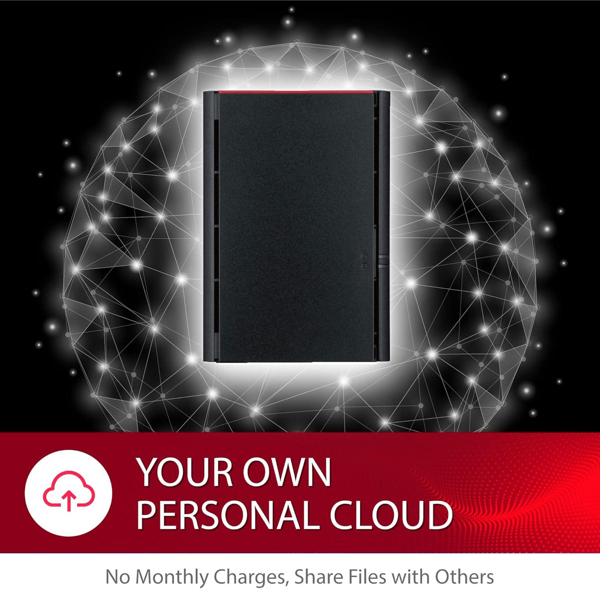 BUFFALO LinkStation SoHo 220 2-Bay Personal Cloud Office NAS 12TB (2x6TB) with Hard Drives Included