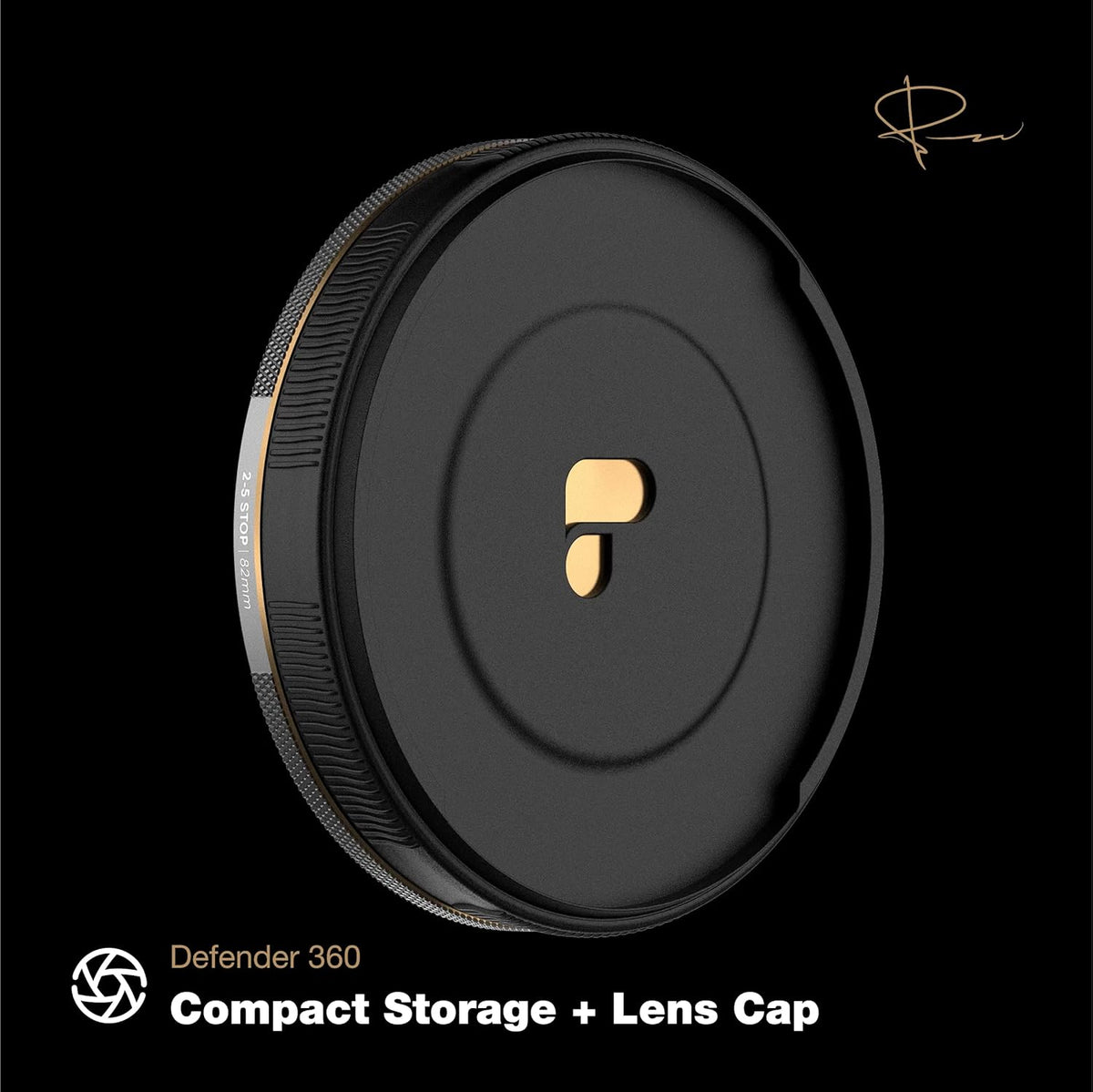 PolarPro 77mm Peter McKinnon Mist VND Camera Filter - 6-9 Stop Variable Neutral Density Lens Filter for DSLR/Mirrorless Pro Video – for Cinematic Shutter Speed Control + Diffusion