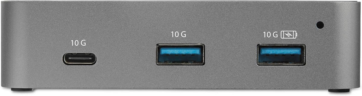 StarTech.com 4-Port USB C Hub - USB 3.2 Gen 2 (10Gbps) - 3x USB-A & 1x USB-C - Powered - Universal Power Adapter Included , TAA (HB31C3A1CS)