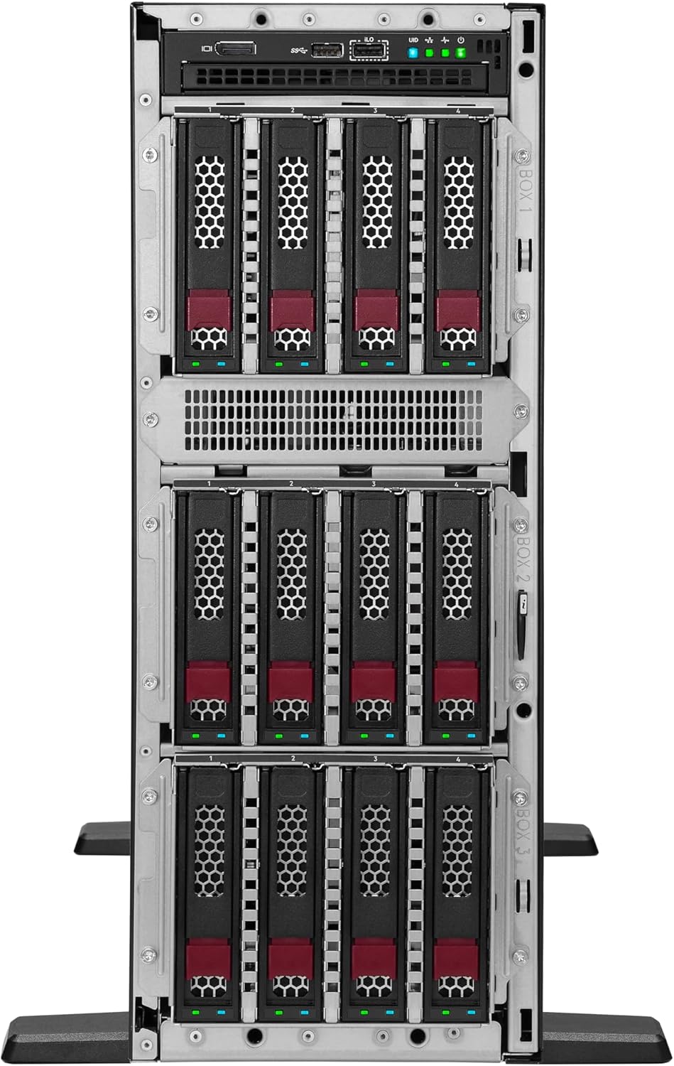 Hewlett Packard Enterprise ProLiant ML350 Gen11 Tower Server w/one Intel Xeon Silver 4516Y+, 2.2GHz, 24c 1P 2x32GB-R 8SFF MR408i-o 2x960GB SSD 2x800W PS (HPE Smart Choice P83320-005)