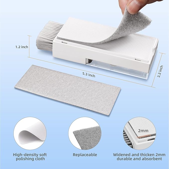 Keyboard Cleaner & Laptop Cleaning Kit for Computer Screen, White