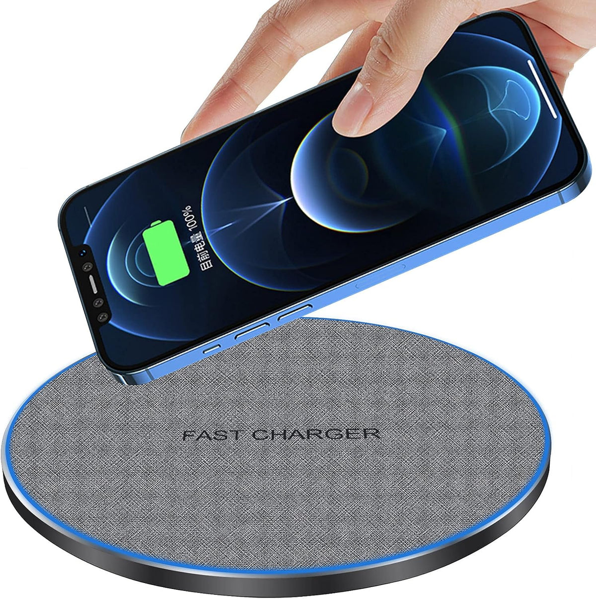 Fast Wireless Charger,20W Max Wireless Charging Pad Compatible with iPhone 16/15/14/13/12/SE/11/11 Pro/XS Max/XR,AirPods;FDGAO Wireless Charge Mat for Samsung Galaxy S25/S24/S23/Note,Pixel/LG