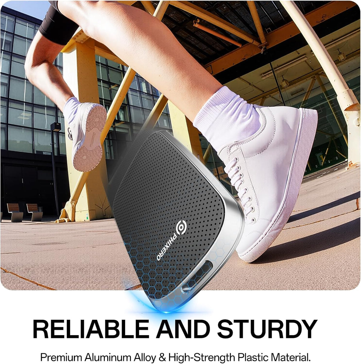 PHIXERO P5PLUS Portable SSD 1TB Up to 550MB/s, USB 3.2 Gen 2 External Solid State Drive，USB C to C&A for Smartphone，Tablet，PC，Labtop (Black)
