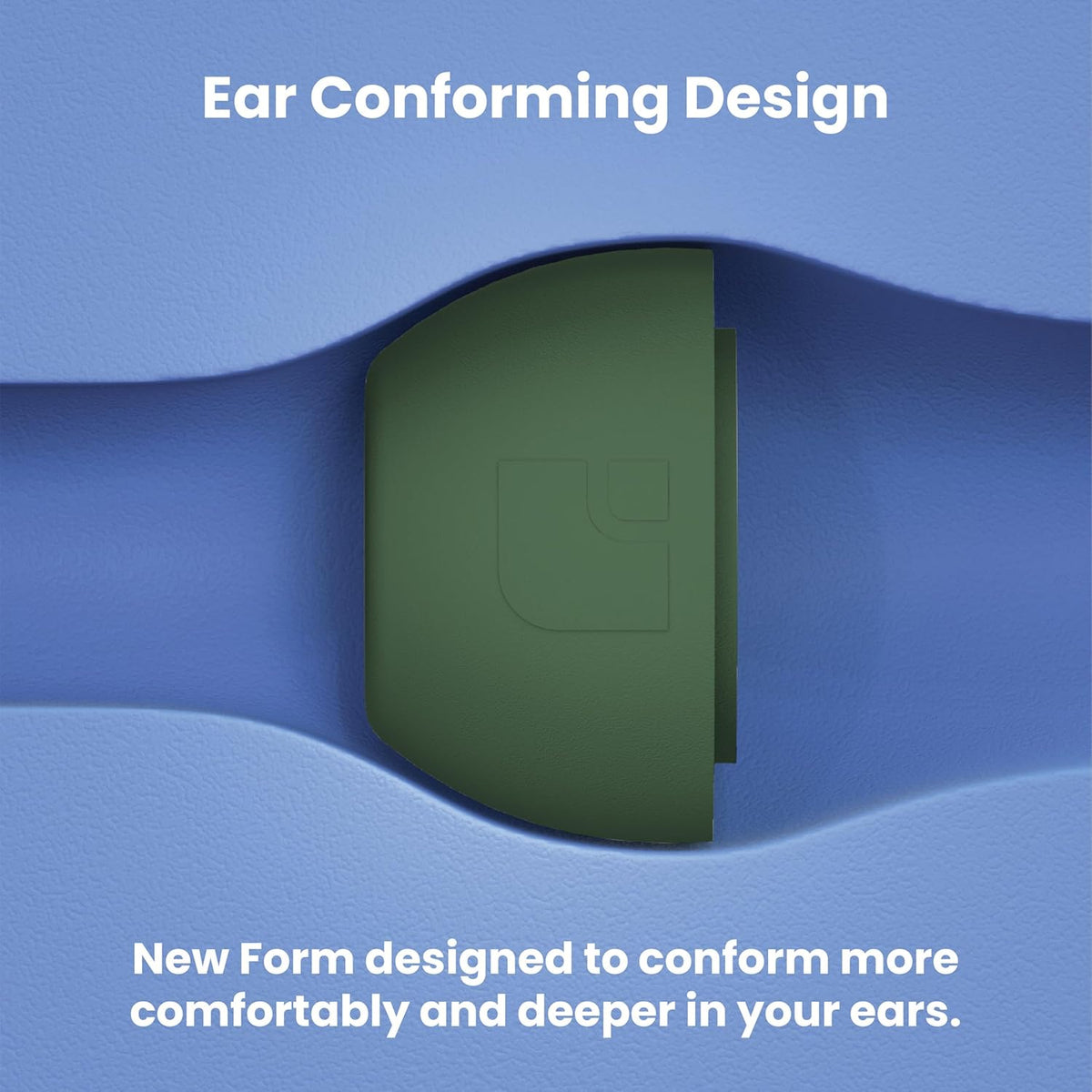 Foam Masters Ultra-Premium Memory Foam Ear Tips for AirPods Pro 1st & 2nd Gen | 3 Pairs | Black Magic Ver 6.0 | Secure | Comfort | Better Noise Cancel | Replacement Buds – Forest Green, Large