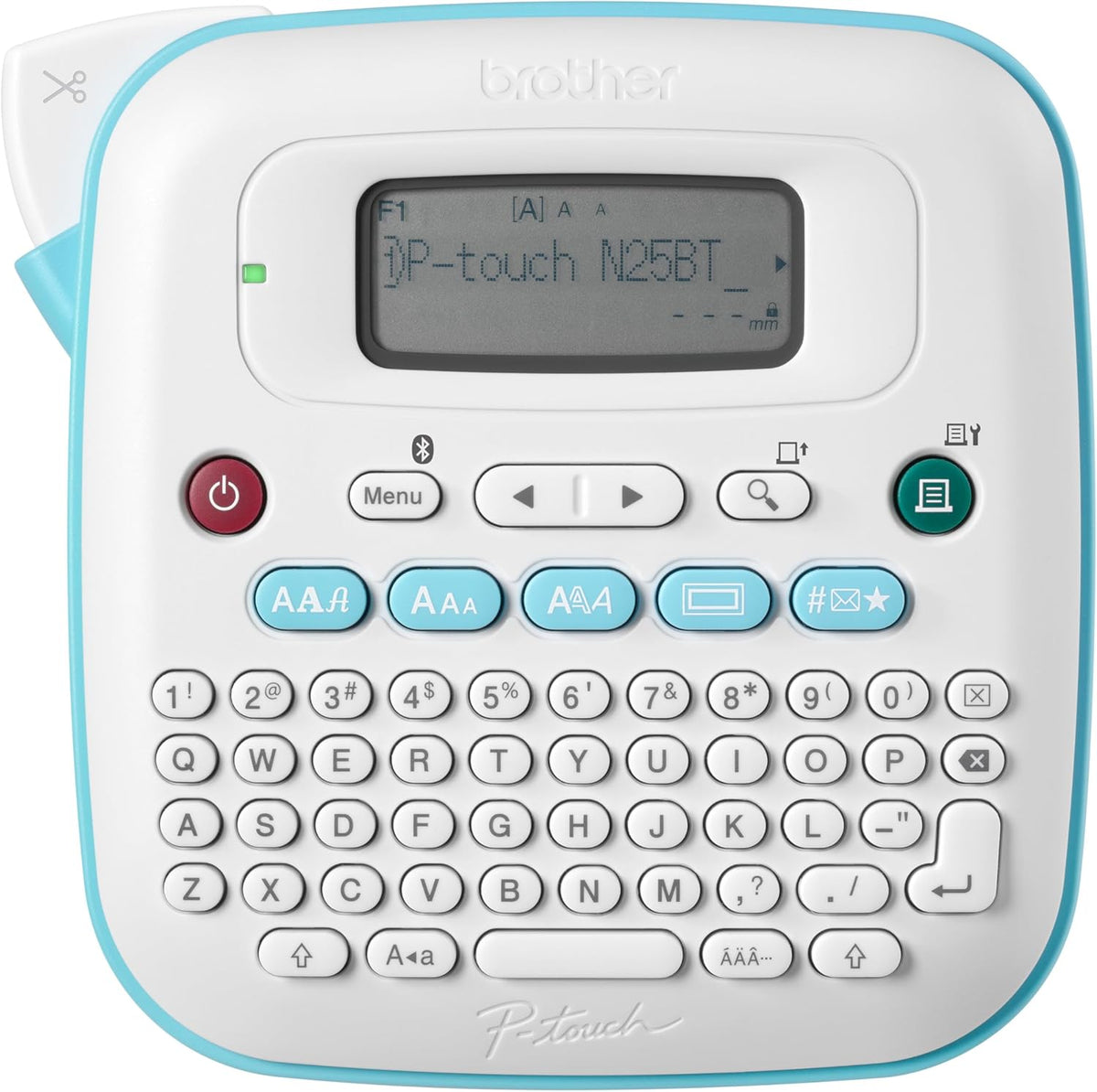Brother P-Touch PT-N25BTV3 Personal Connected Label Maker, Bluetooth, Design&Print2 app, Portable, Handheld, 3 Sample Label Tapes Included, Prints with P-Touch Btag½â€ (12mm) Wide Tapes