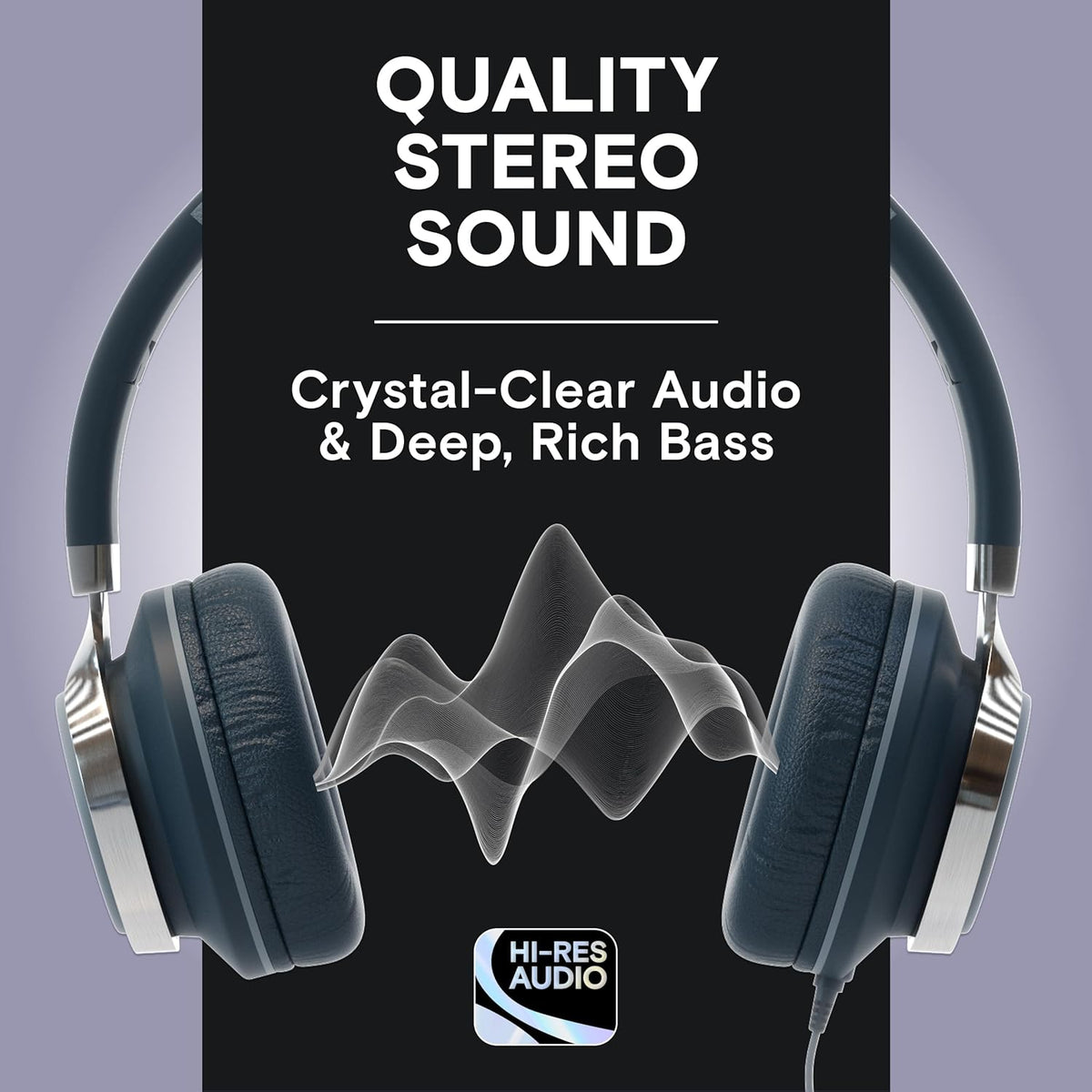 ARTIX CL750 USB C Wired Headphones with Mic & Volume Control Noise Isolating for iPhone 15-16, Samsung Computer Earphones Wired, On-Ear with Wire, Plug in and Play
