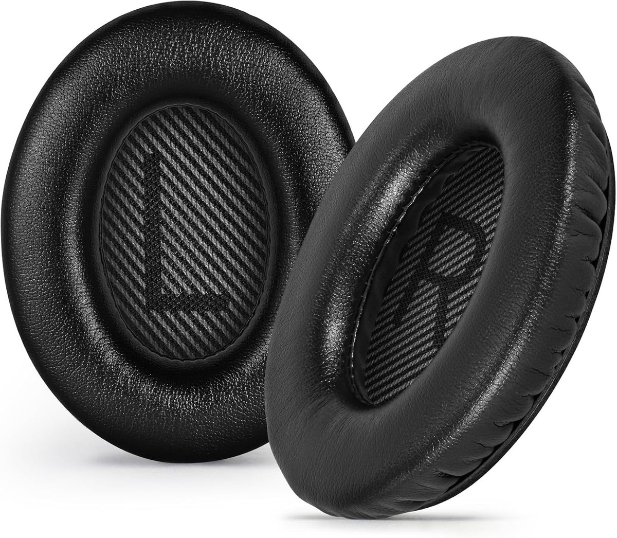 Aurivor Replacement Ear-Pads for Bose Quiet-Comfort QC 35 (ii) 25 15 2 Headphones, Tear-Proof Cushion for QC35 (ii) QC25 QC15 QC2 SoundTrue/SoundLink AE2/AE2i/AE2w Around-Ear Headphones (Black)