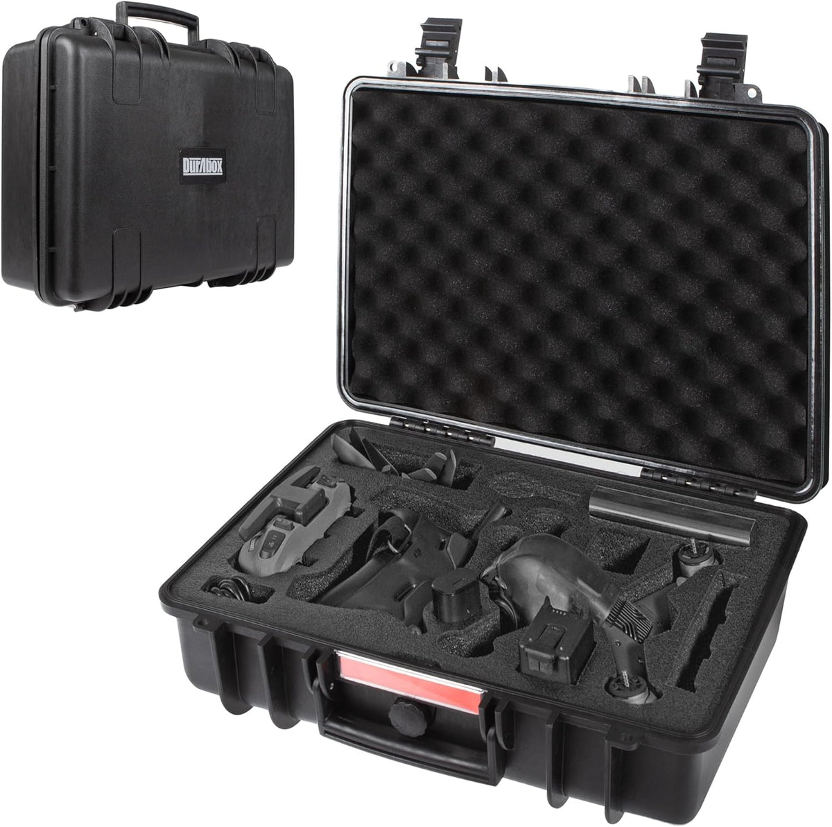 All Weather Hard Case 18 x 14 x 6” - TSA Approved Hard Shell Travel Case with Customizable Foam for Cameras, Lenses, Laptops, Electronics, Guns, Pistols and Other Gear