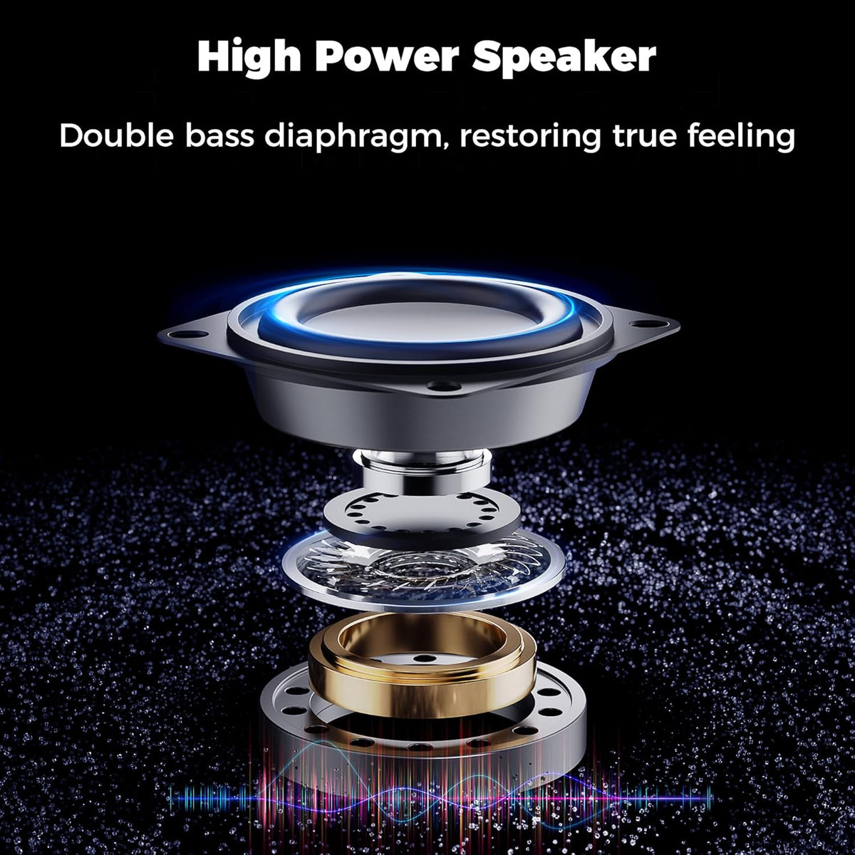 ROSON Computer Speakers, Gaming PC Speakers with Enhanced Bass and Volume Control, Stereo 2.0 USB Powered 3.5mm Aux Multimedia Speakers for Laptop/Desktop/Tablets/Phone