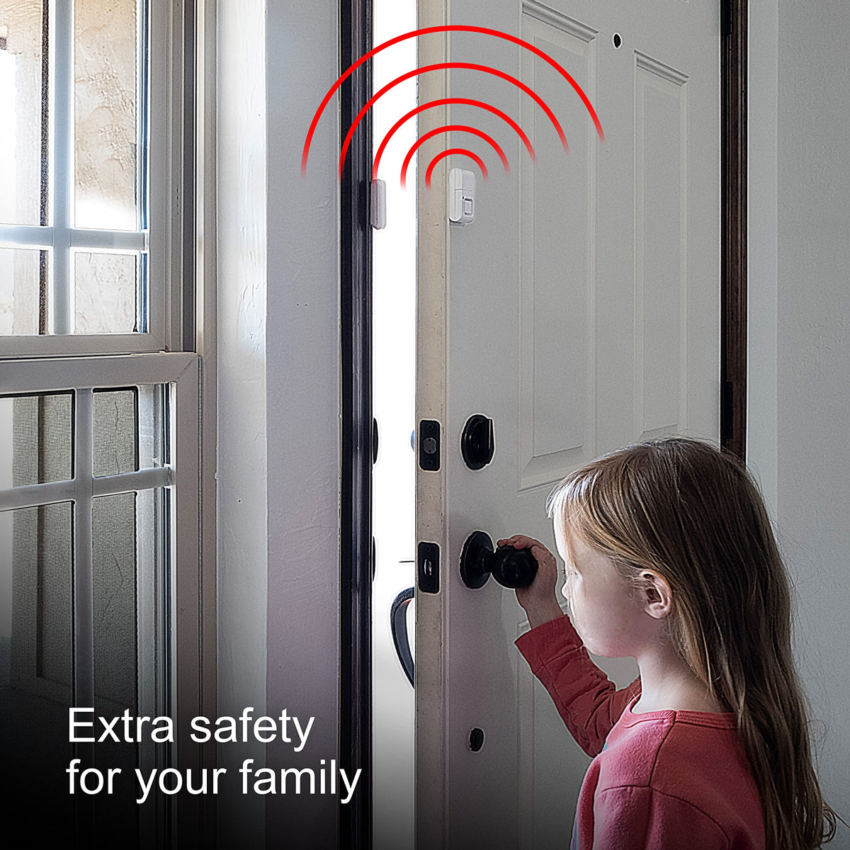 GE Personal Security Window and Door Alarm, 12 Pack, DIY Protection, Burglar Alert, Wireless Chime/Alarm, Easy Installation, Home Security, Ideal