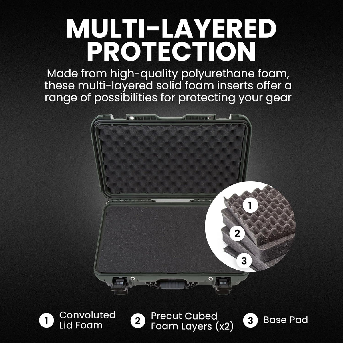 NANUK Wheeled Series 935 Lightweight NK-7 Resin Waterproof Protective Case