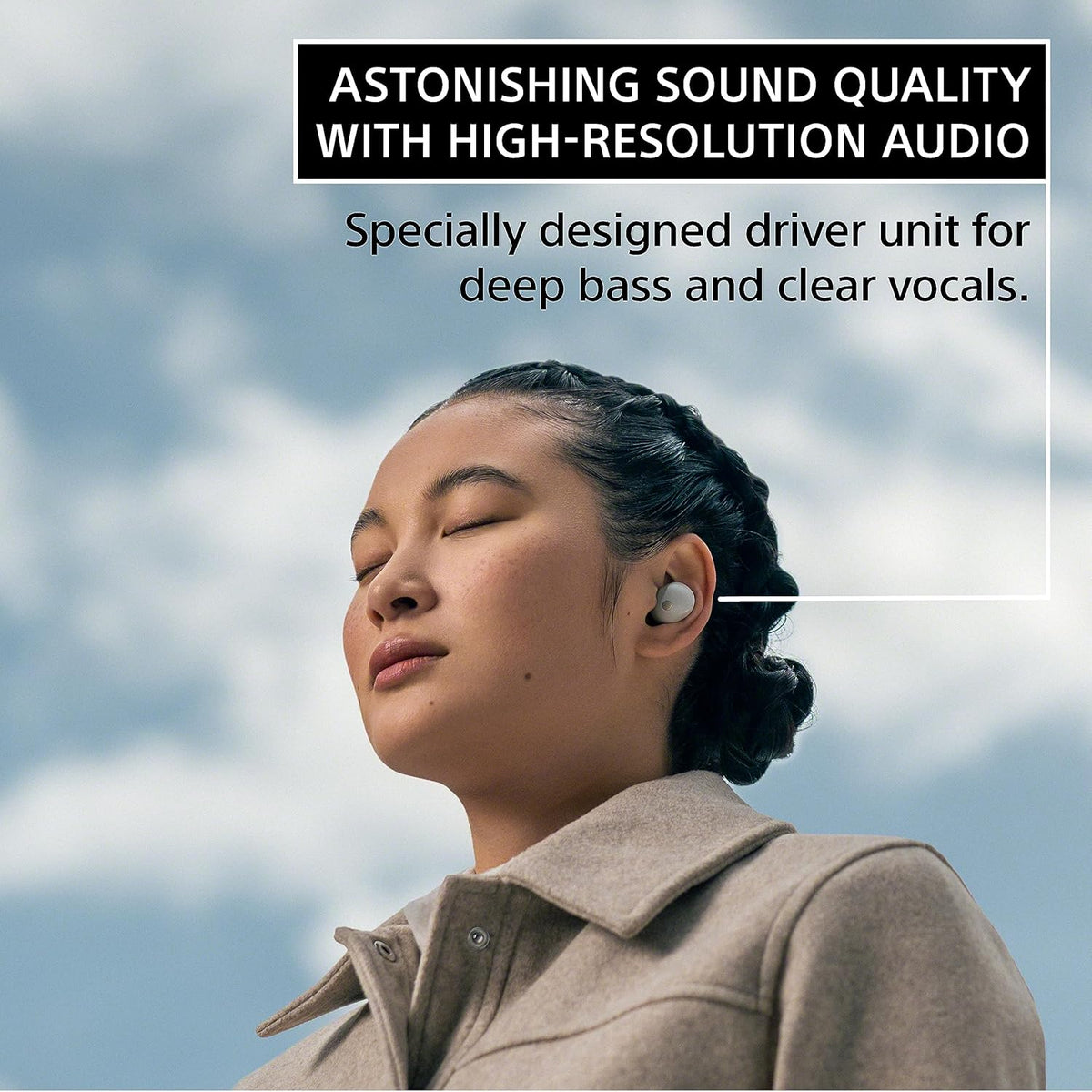 Sony WF-1000XM5 The Best Truly Wireless Bluetooth Noise Canceling Earbuds & in-Ear Headphones with Alexa Built-in, Black
