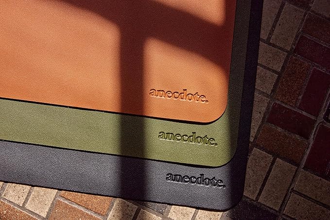 ANECDOTE Vegan Leather Desk Pad - 31.5"x17" Desk Mat for Your Office. This Quality Large Mouse Pad has Chic Elegance, Professional Look & Satisfying Touch - The Perfect Leather Mouse Pad for You!